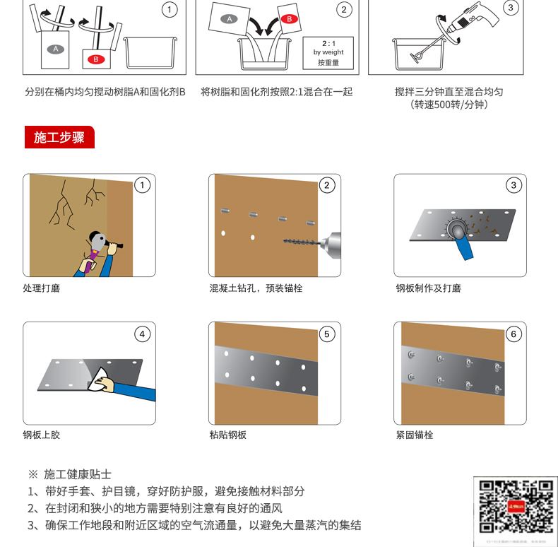 包钢彭山粘钢加固施工过程